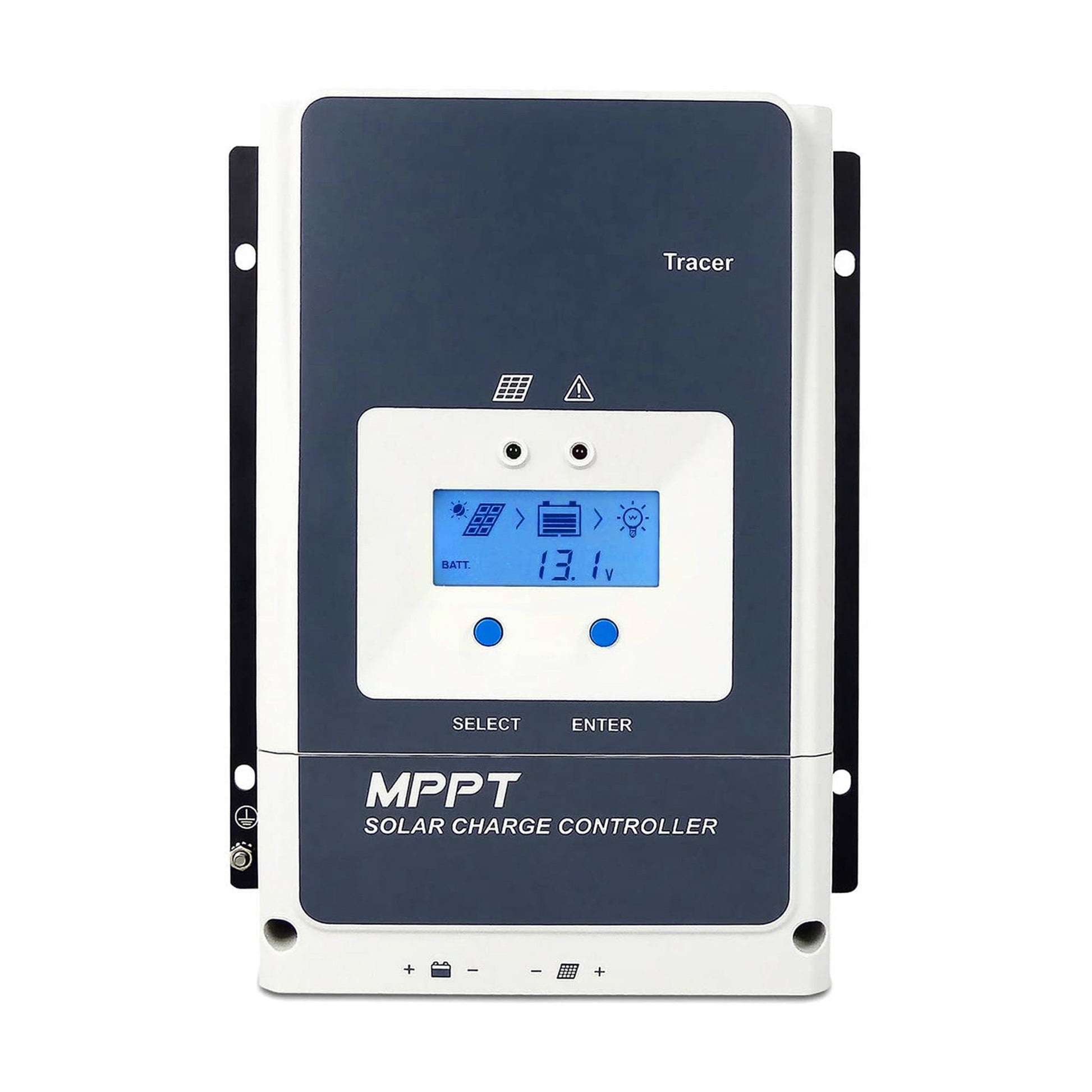 MPPT solar charge controller with digital display