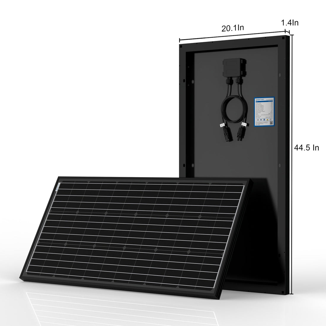 ACOPOWER Deep Cycle GEL Battery Mono Solar Power With Battery and Inverter